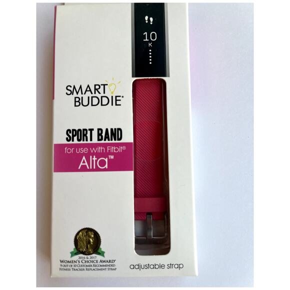 Smart Buddie Sport Band Pink Fitbit Alta New - Picture 2 of 5